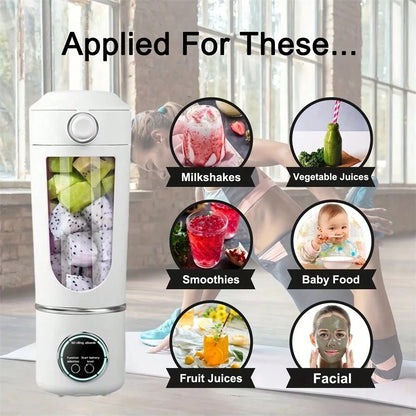 Portable Juice Maker Blender – 700ml USB Rechargeable Smoothie Bottle
