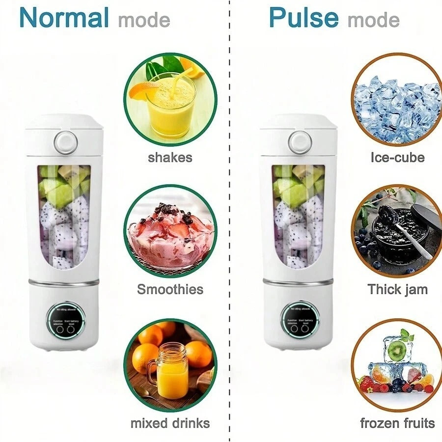 Portable Juice Maker Blender – 700ml USB Rechargeable Smoothie Bottle